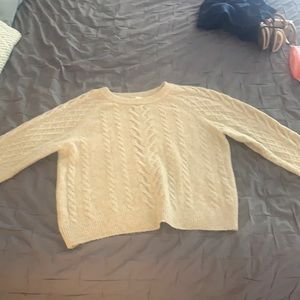 Xs h&m beige women’s sweater